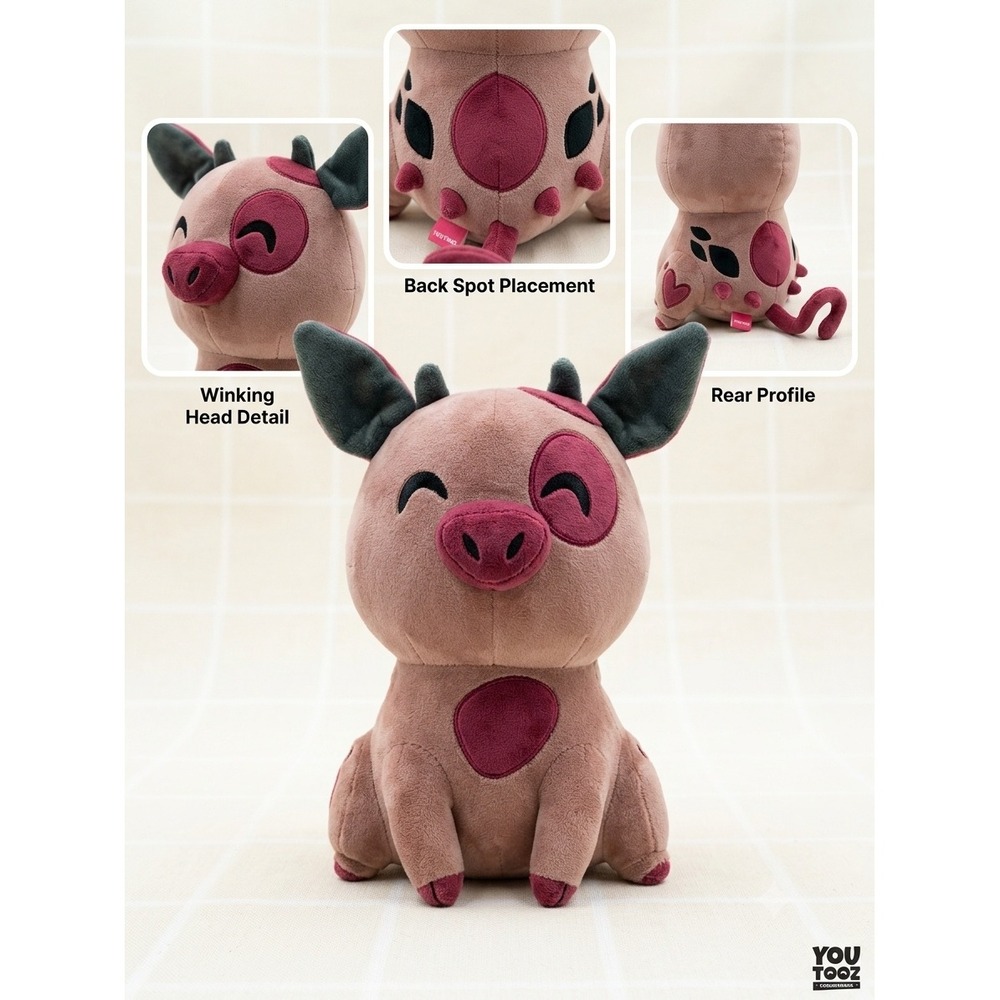 Youtooz Hazbin Hotel Fat Nuggets Plush Pink Pig Demon Collectible Toy‎ 6 Inch